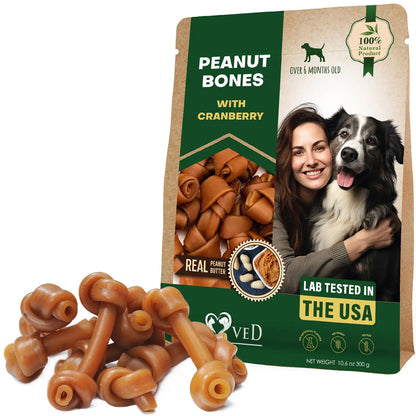 Beloved Pets Peanut Bones with Cranberry Dog Treats, 10.6-oz