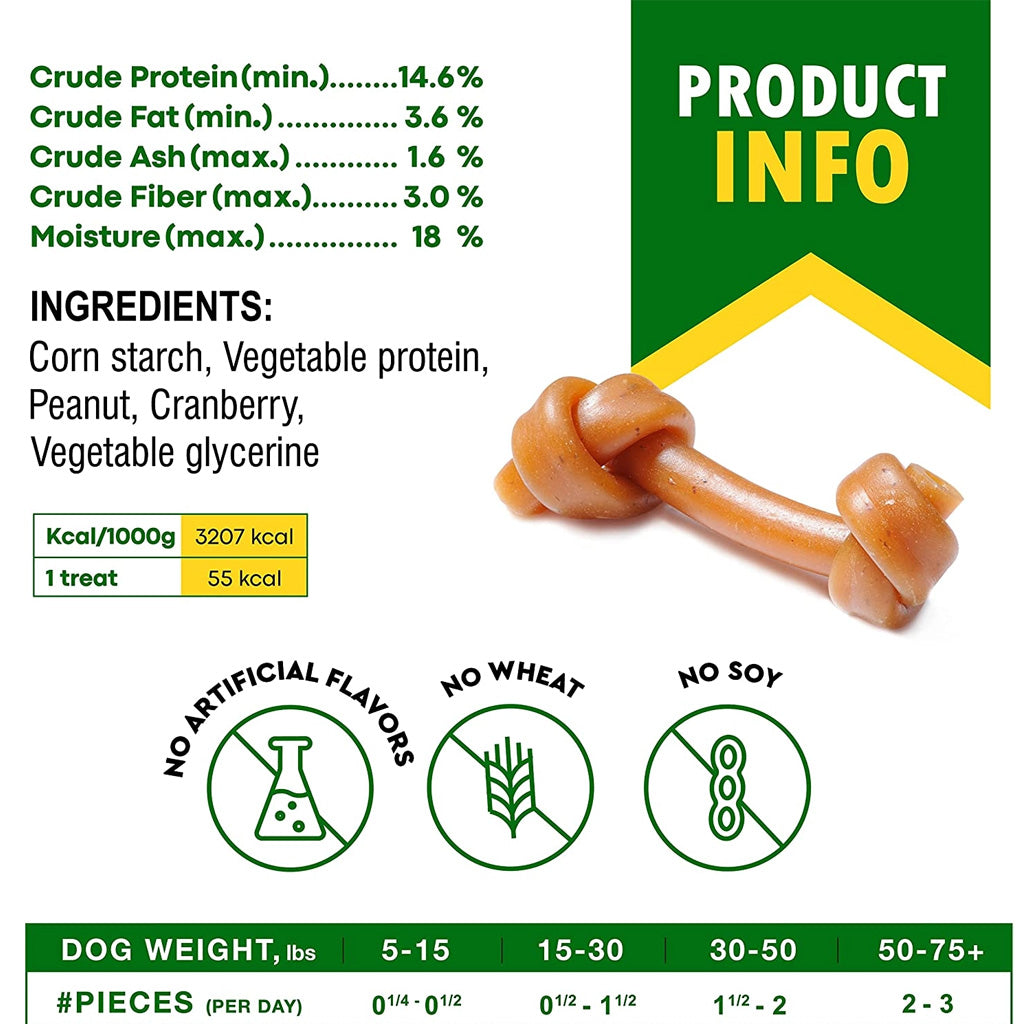 Beloved Pets Peanut Bones with Cranberry Dog Treats, 10.6-oz
