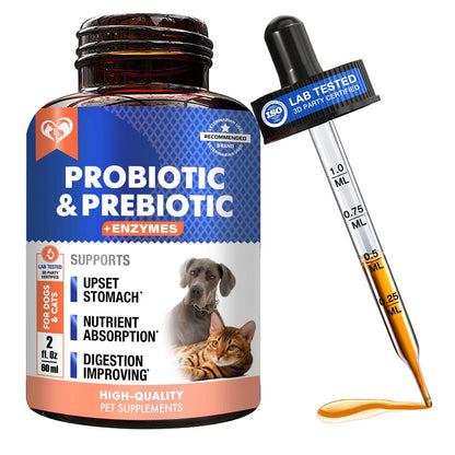 Beloved Pets Probiotic & Prebiotic Plus Enzymes for Cats & Dogs (2 oz)