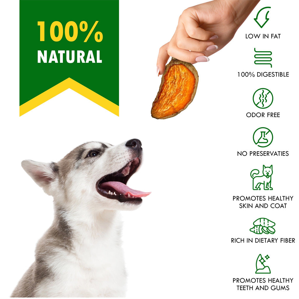 Beloved Pets Sweet Potato Chews Dog Treats, 10-oz