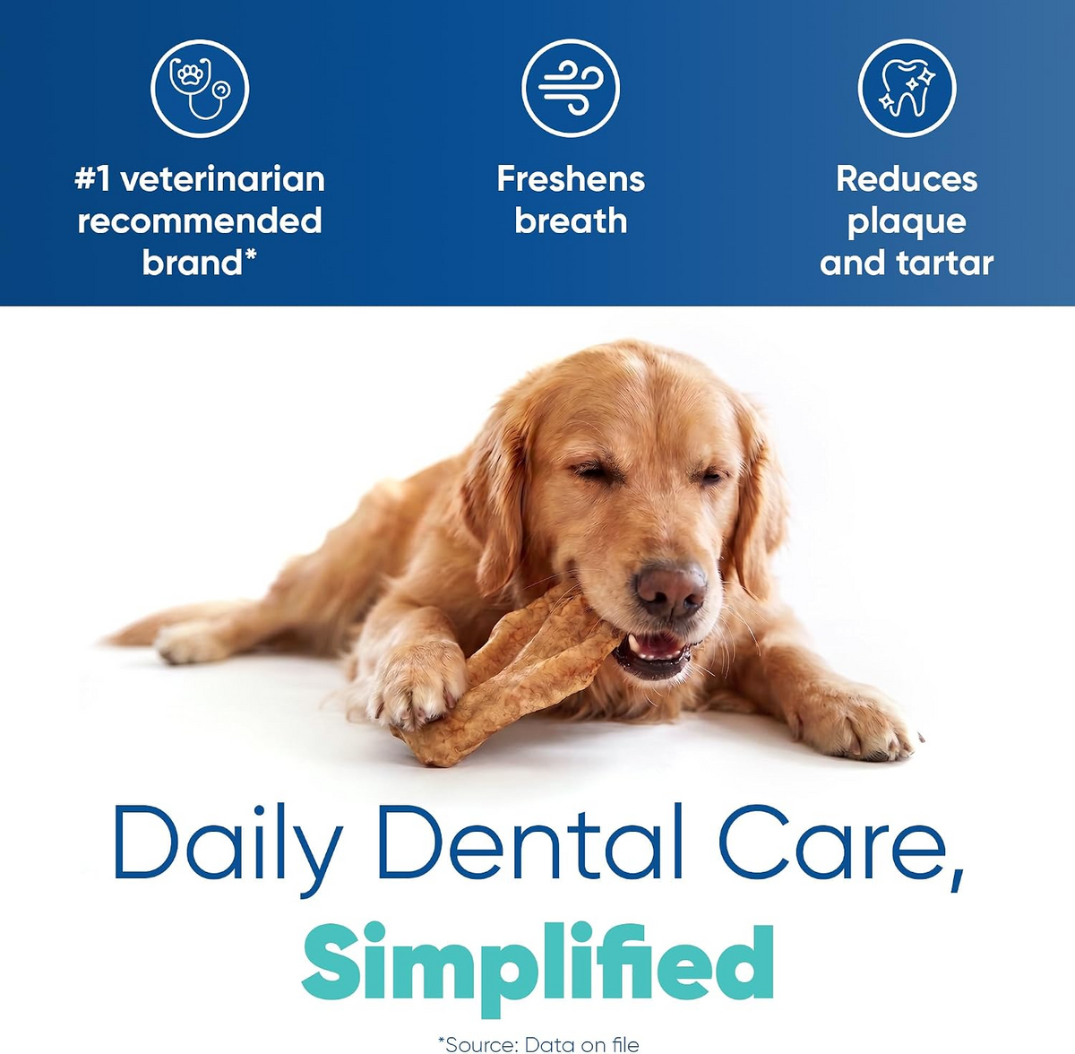 C.E.T. Enzymatic Dental Chews for Small Dogs 11-25 lbs