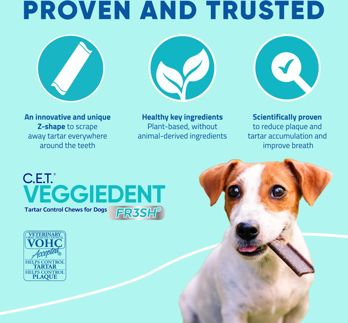 C.E.T. VeggieDent Fr3sh for Small Dogs 11-22 lbs