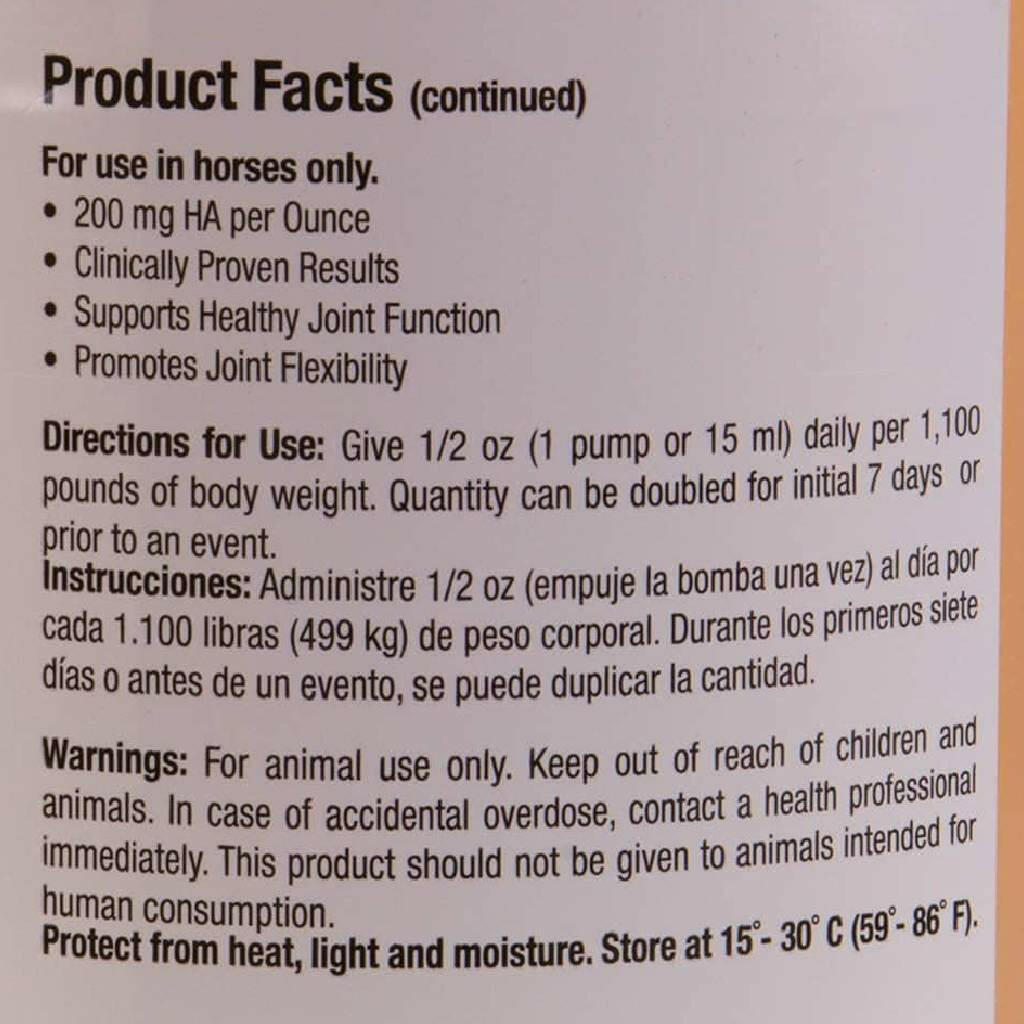 Conquer Equine Liquid Joint Supplement Oral Hyaluronic Acid for Horses
