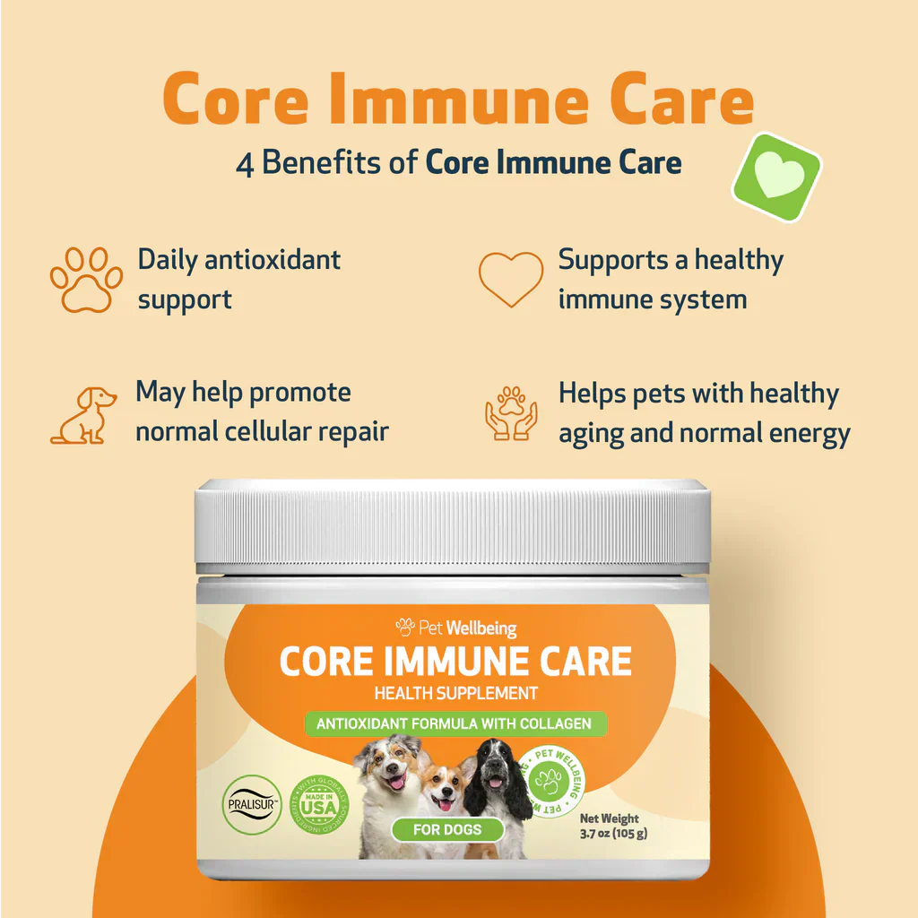 CORE IMMUNE CARE Daily Antioxidant and Nutritional Supplement for Dogs and Cats (3.7 oz)
