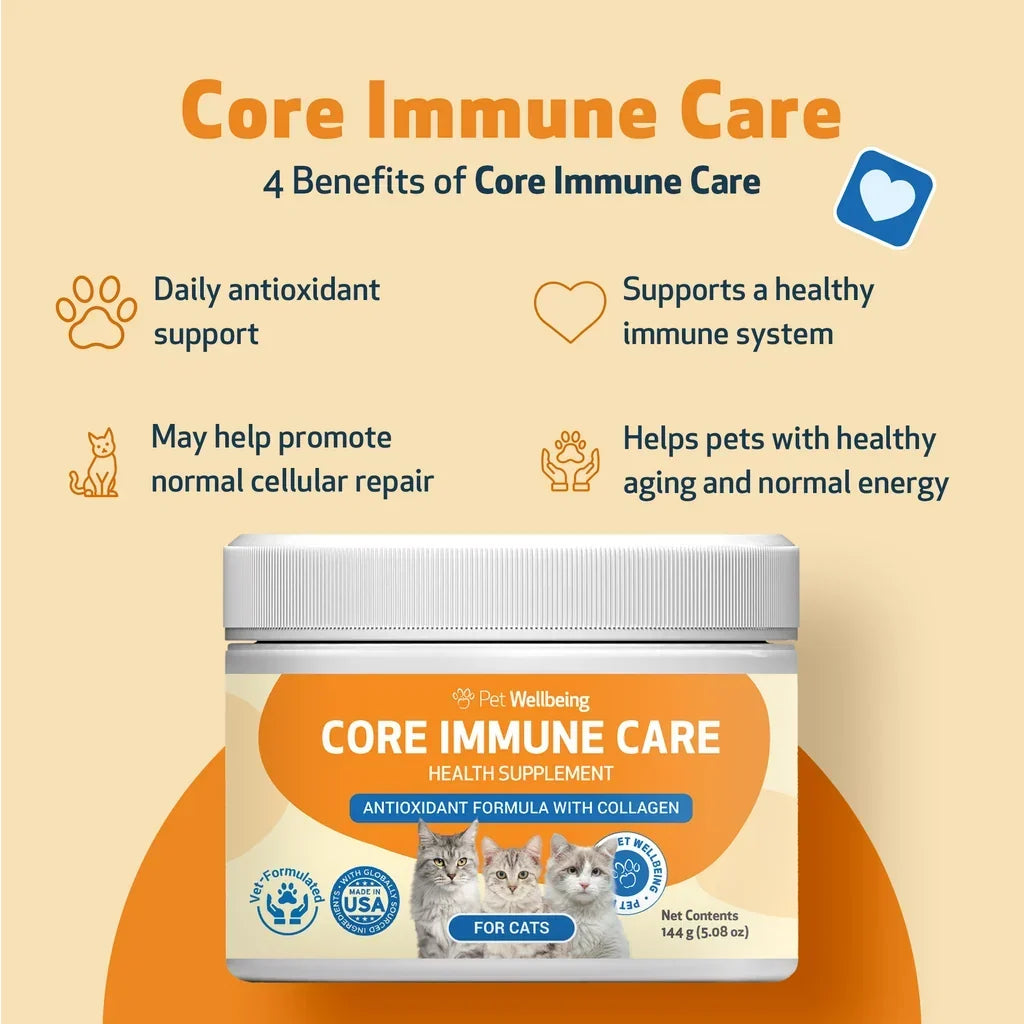 CORE IMMUNE CARE Daily Antioxidant and Nutritional Supplement for Dogs and Cats (3.7 oz)