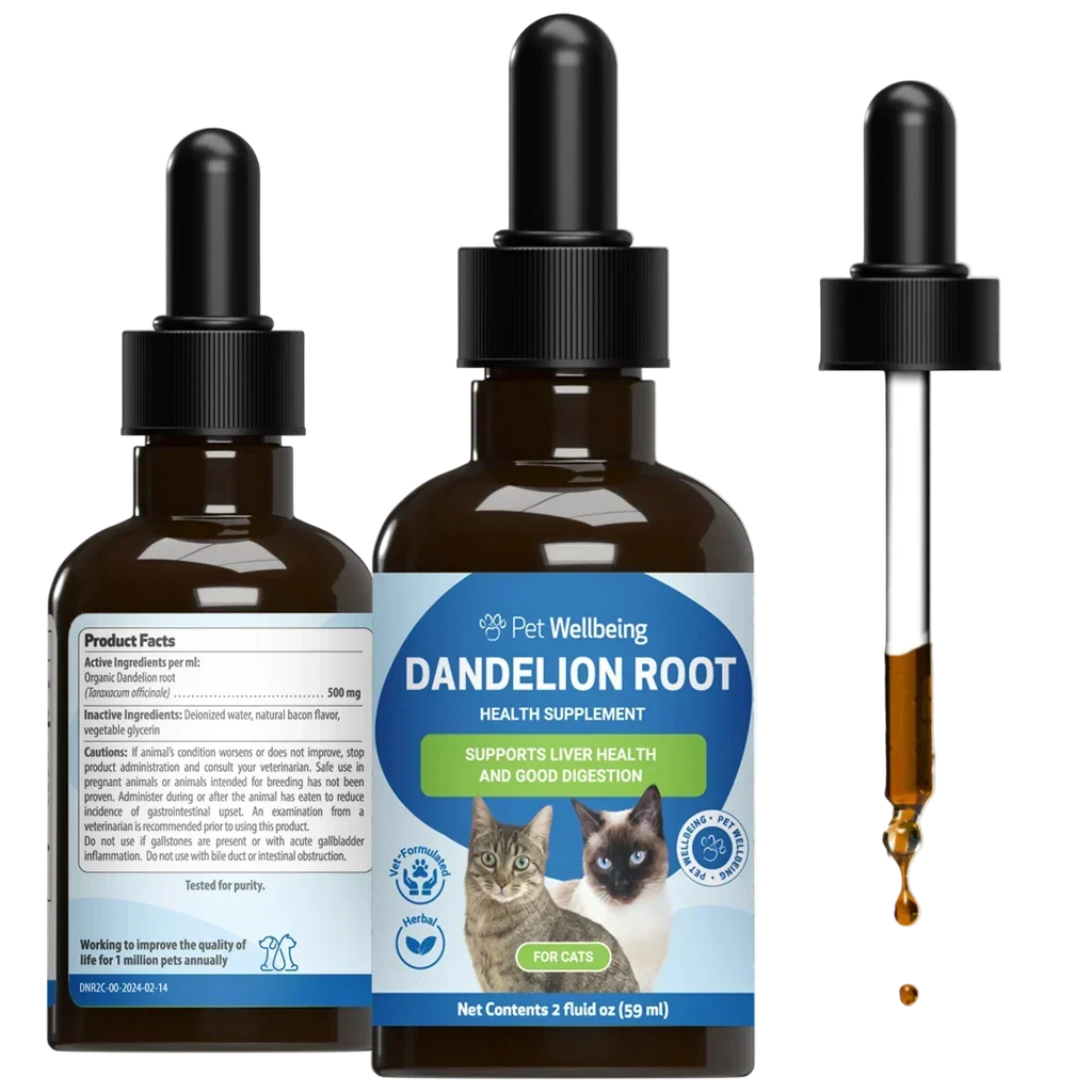Dandelion Root Digestive & Liver Support for Cats, 2-oz