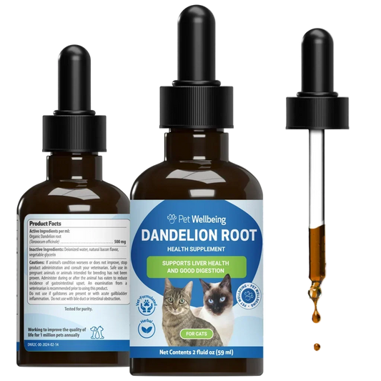 Dandelion Root Digestive & Liver Support for Cats, 2-oz