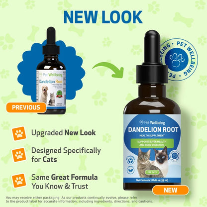 Dandelion Root Digestive & Liver Support for Cats, 2-oz