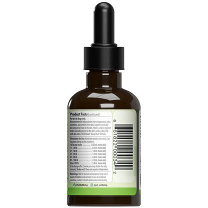 Derma Support Gold for Dogs Healthy Coat, Odor & Itching (2 oz)