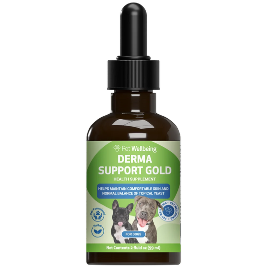 Derma Support Gold for Dogs Healthy Coat, Odor & Itching (2 oz)