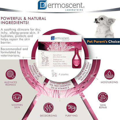 Dermoscent Atop-7 SpotOn for Medium Dogs 22-45 lbs. (4 count)