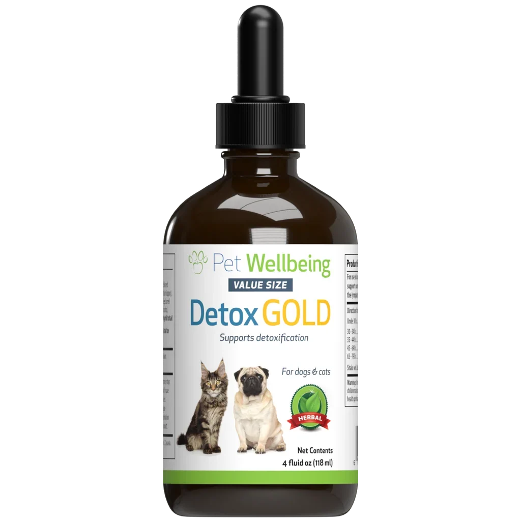 Detox Gold for Dogs - Gentle Detoxification & Elimination Support