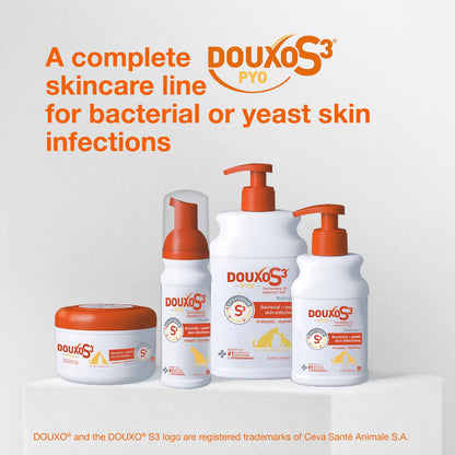 Douxo S3 PYO Antiseptic Antifungal Chlorhexidine Dog Mousse (5.1 oz)