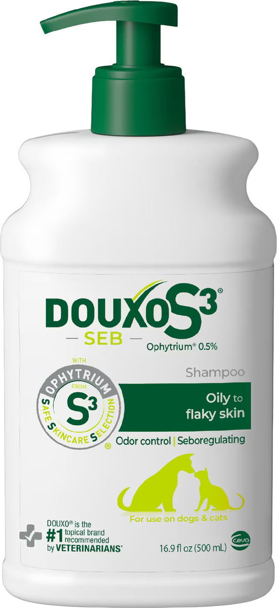 Douxo S3 SEB Odor-Control Seboregulating Dog & Cat Shampoo