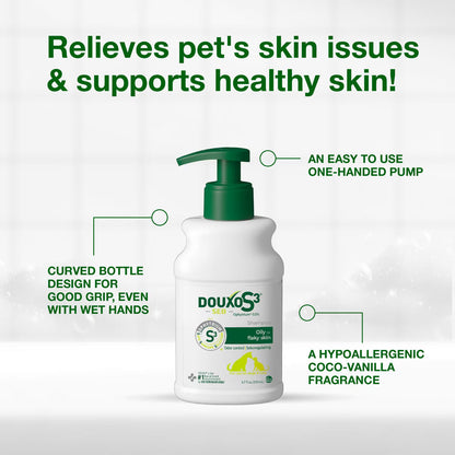 Douxo S3 SEB Odor-Control Seboregulating Dog & Cat Shampoo
