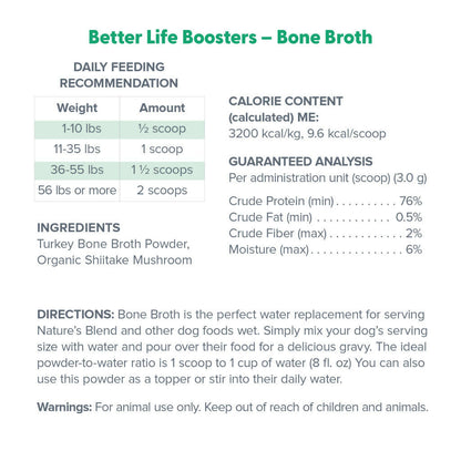 Dr. Marty Better Life Booster Turkey Bone Broth Blend, 3.17 oz