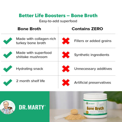 Dr. Marty Better Life Booster Turkey Bone Broth Blend, 3.17 oz