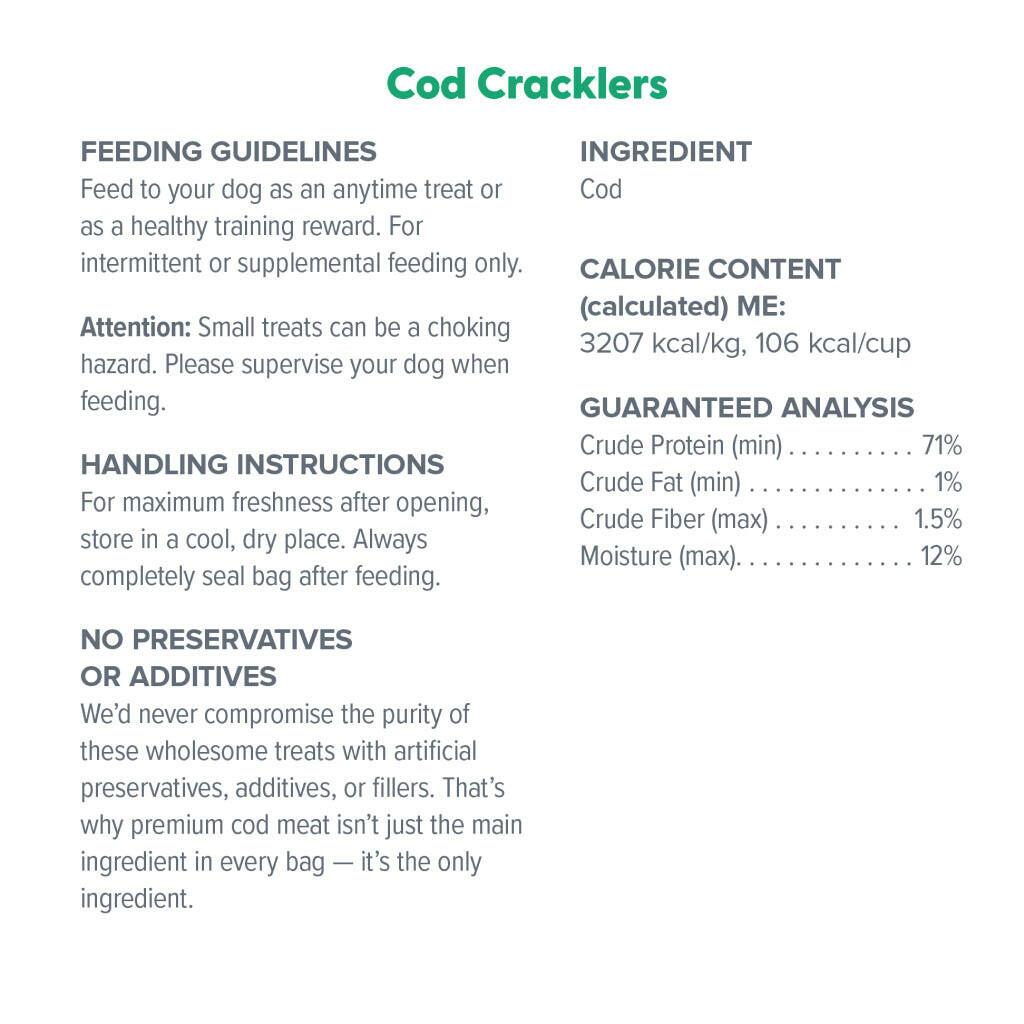 Dr. Marty Cod Cracklers Freeze Dried Cod Dog Treats