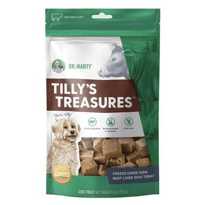 Dr. Marty Freeze Dried Raw Dog Treat Bundle - Beef Liver, Cod Skin, and Pork Liver