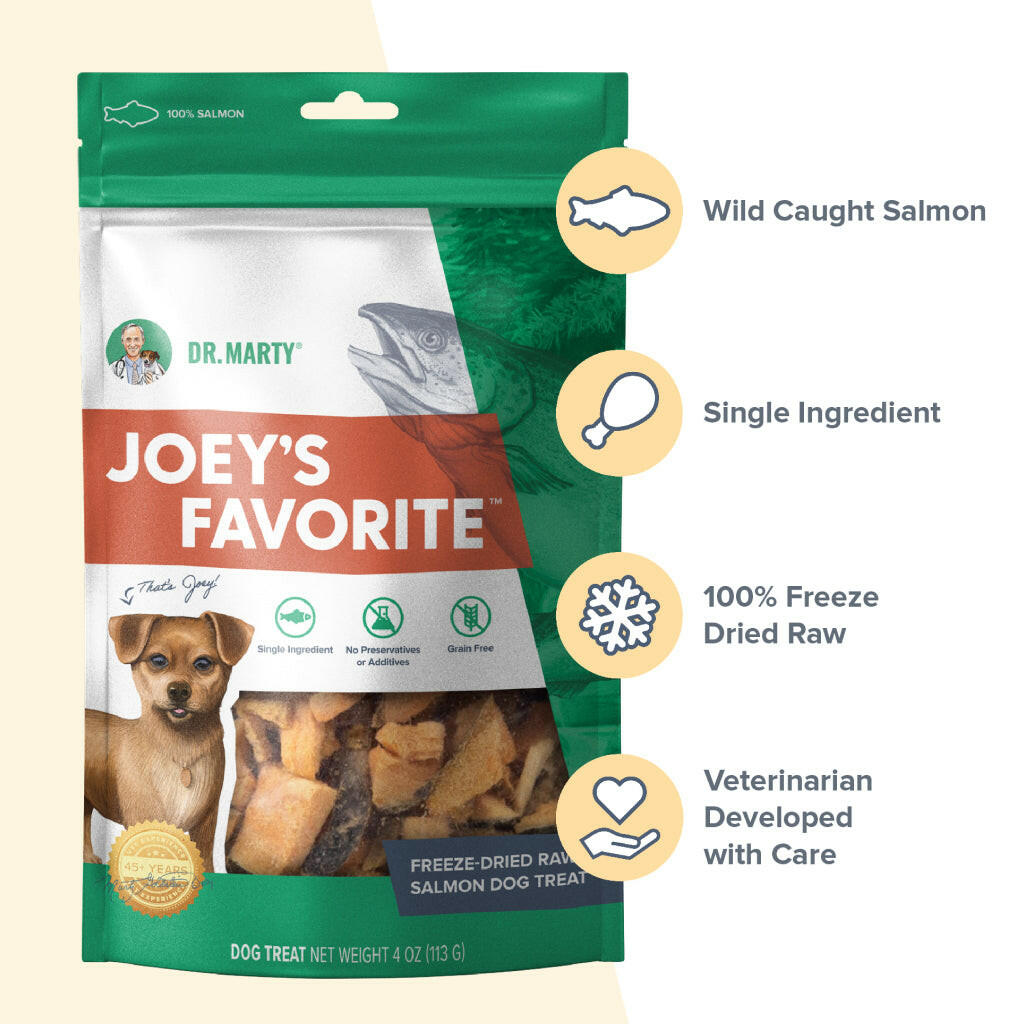 Dr. Marty Joey’s Favorite Freeze Dried Raw Salmon Dog Treats