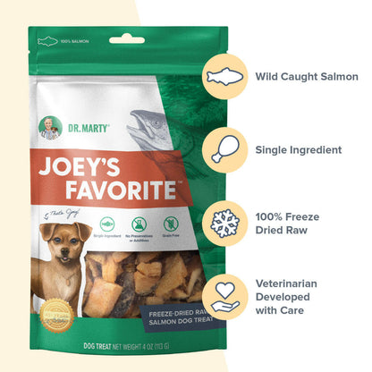 Dr. Marty Joey’s Favorite Freeze Dried Raw Salmon Dog Treats