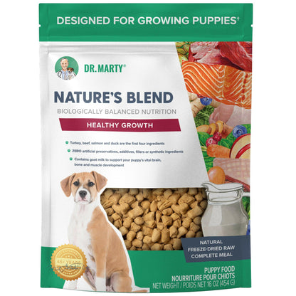 Dr. Marty Nature's Blend Healthy Growth Freeze Dried Raw Food for Puppies