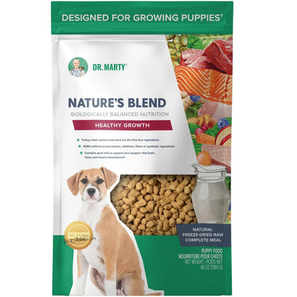 Dr. Marty Nature's Blend Healthy Growth Freeze Dried Raw Food for Puppies