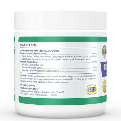 Dr. Marty ProPower Plus Canine Digestive Support Powder for Dogs, 2.2 oz