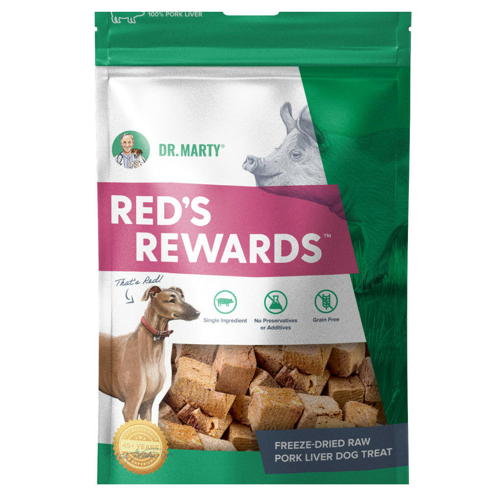 Dr. Marty Red’s Rewards Freeze Dried Pork Liver Dog Treats