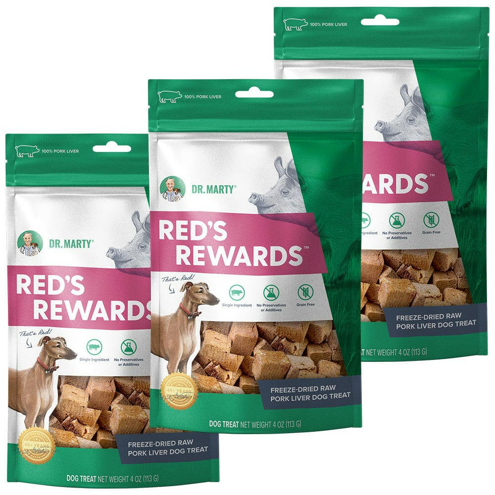 Dr. Marty Red’s Rewards Freeze Dried Pork Liver Dog Treats