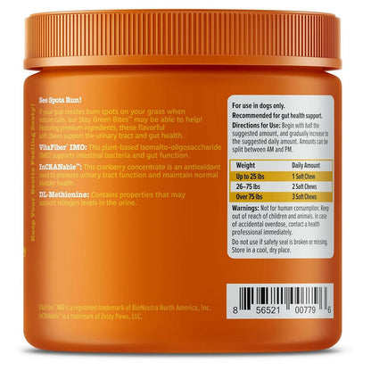 Zesty Paws Stay Green Bites Chicken Flavored Gut Health Chews for Dogs (90 ct)