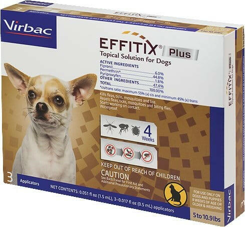 Effitix Plus for Toy Dogs, 5-10.9 lbs, 3 Doses