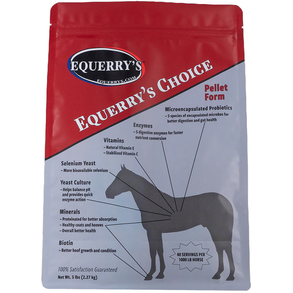 Equerry's Choice Digestive Health & Nutritional Pellets Horse Supplement, 5-b