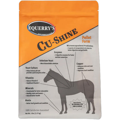 Equerry's Cu-Shine Pellet Horse Supplement, 5-lb
