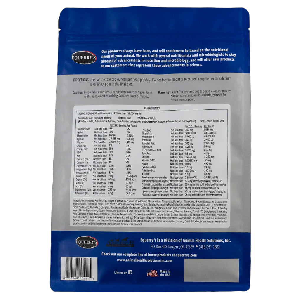 Equerry's Glucosamine Pellets Joint Support Horse Supplement, 5-lb