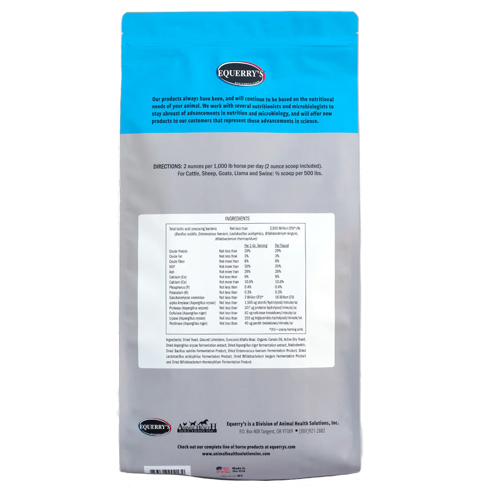 Equerry's Large Animal Probiotic Powder Farm Animal & Horse Supplement, 5-lb