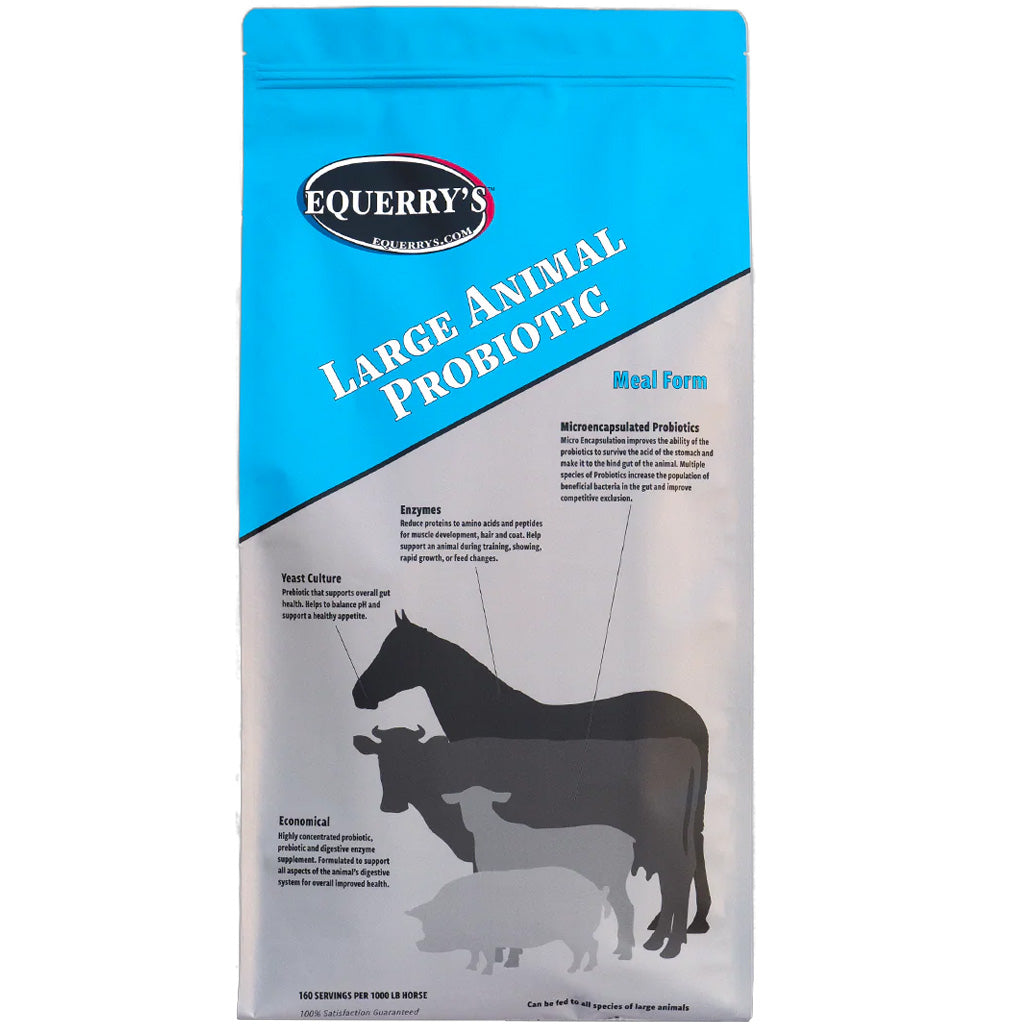 Equerry's Large Animal Probiotic Powder Farm Animal & Horse Supplement, 5-lb