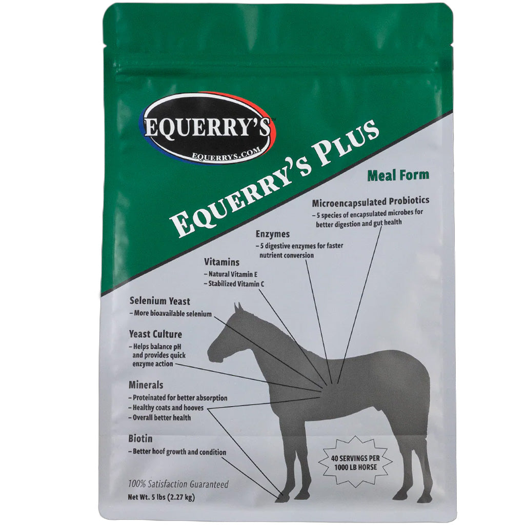 Equerry's Plus Digestive Health & Nutritional Powder Horse Supplement, 5-lb