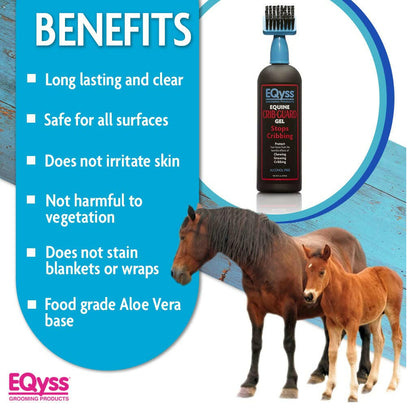EQyss Crib-Guard Anti-Chewing and Cribbing Gel for Horses