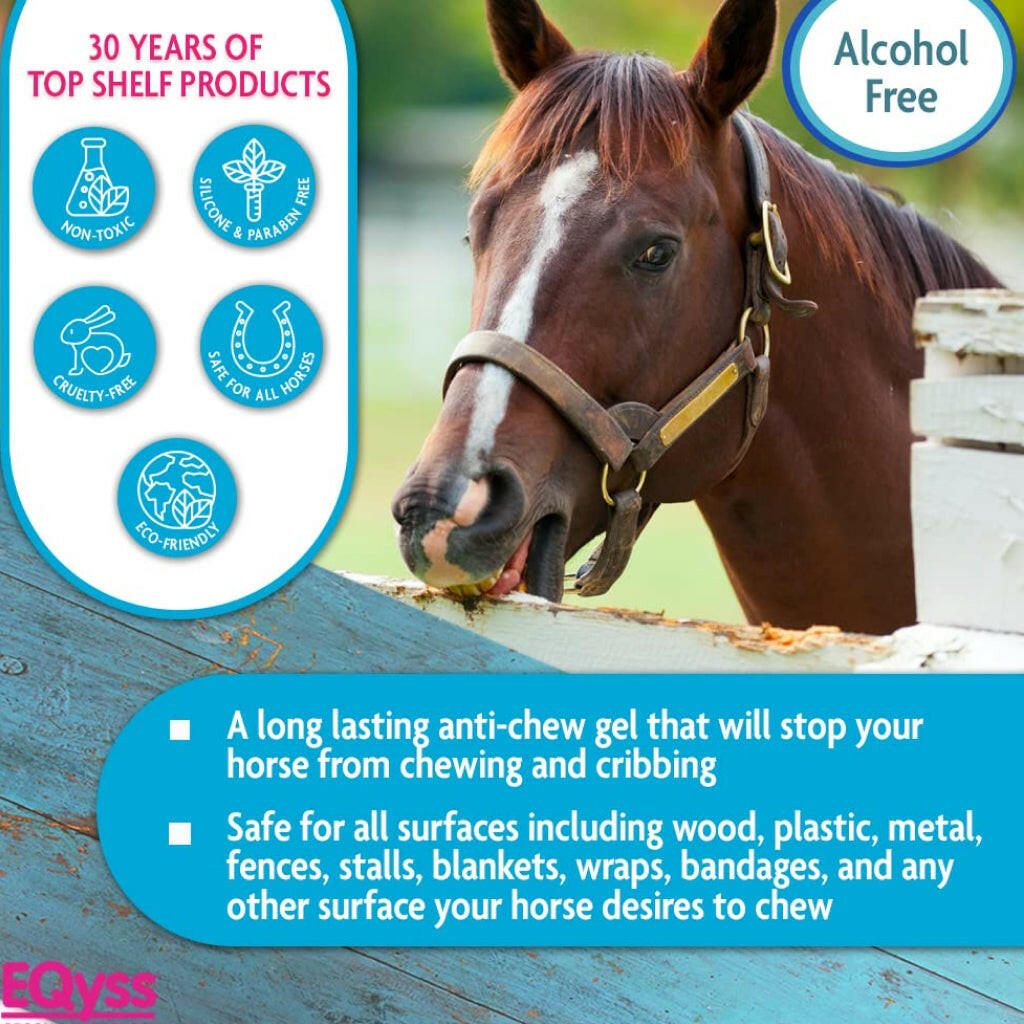 EQyss Crib-Guard Anti-Chewing and Cribbing Gel for Horses