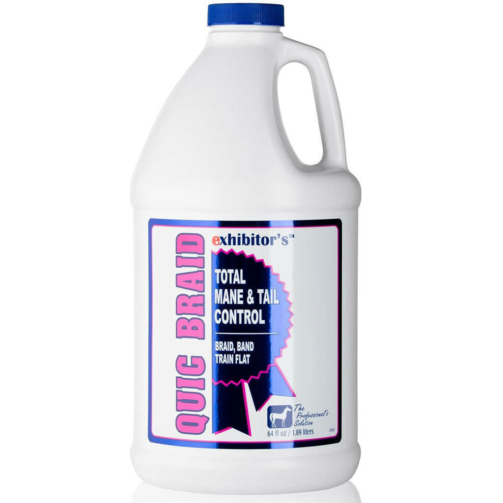 Exhibitor's Quic Braid  Mane & Tail Control Spray for Horses