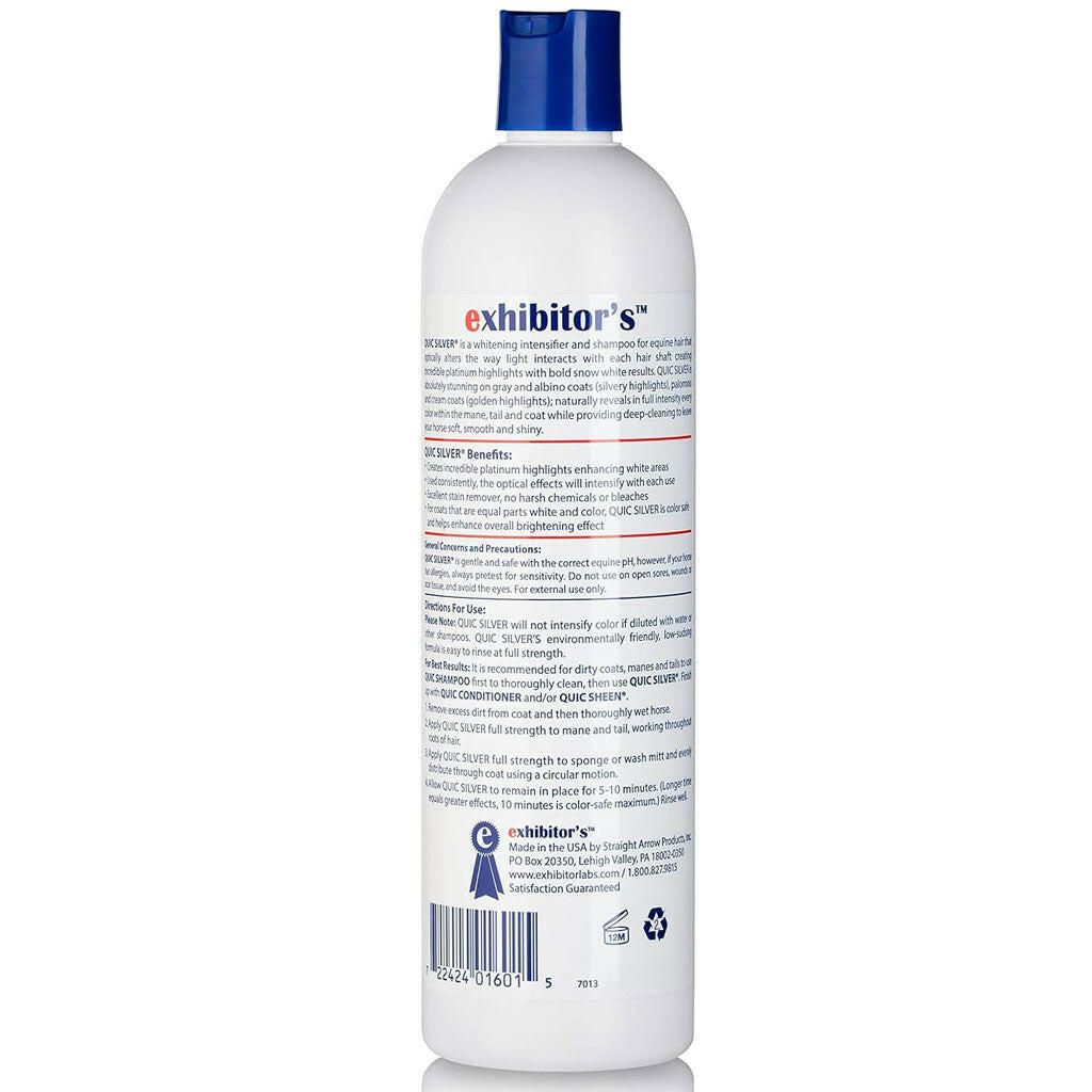 Exhibitor's Quic Silver Whitening Intensifier & Shampoo for Horses