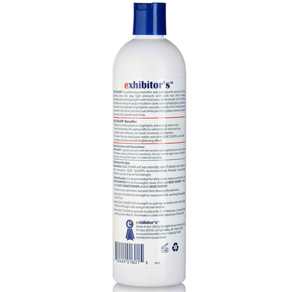 Exhibitor's Quic Silver Whitening Intensifier & Shampoo for Horses