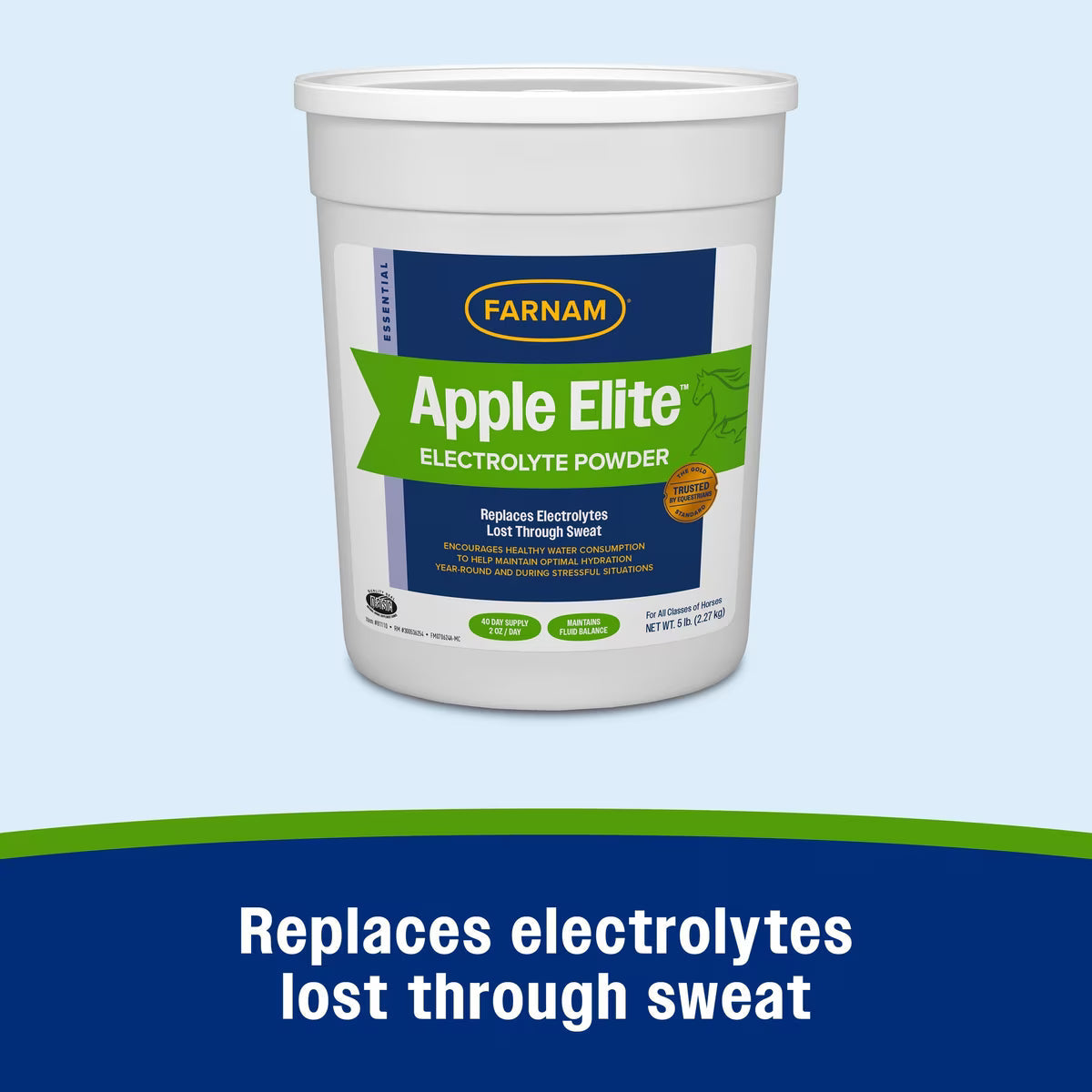 Farnam Apple Elite Apple Flavored Electrolyte Powder for Horses