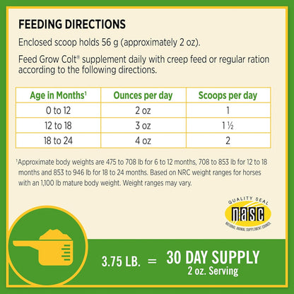 Farnam Grow Colt Growth & Development Horse Supplement