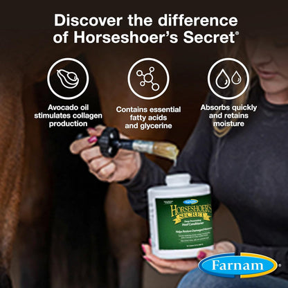 Farnam Horseshoer's Secret Deep Penetrating Hoof Conditioner For Horses (32 oz)
