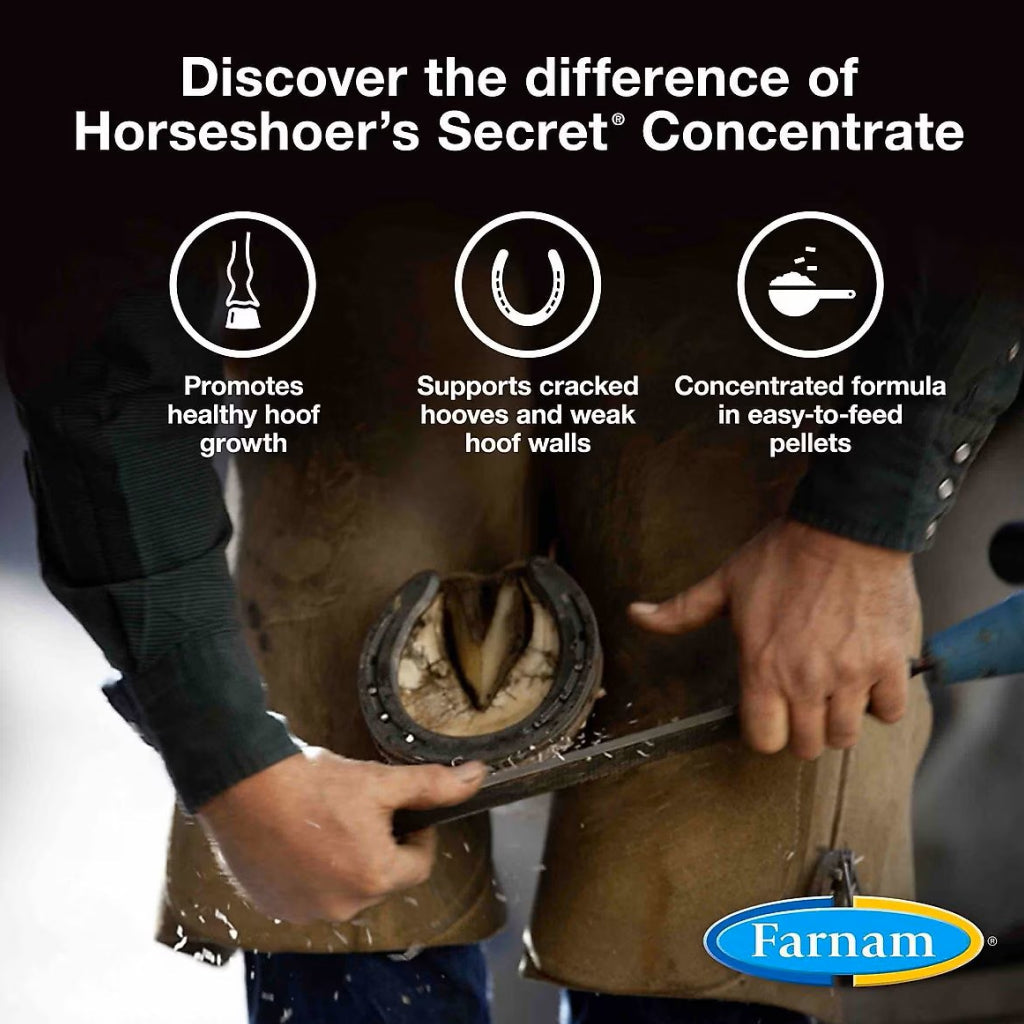 Farnam Horseshoer's Secret Pelleted Hoof Supplement Concentrate For Horses