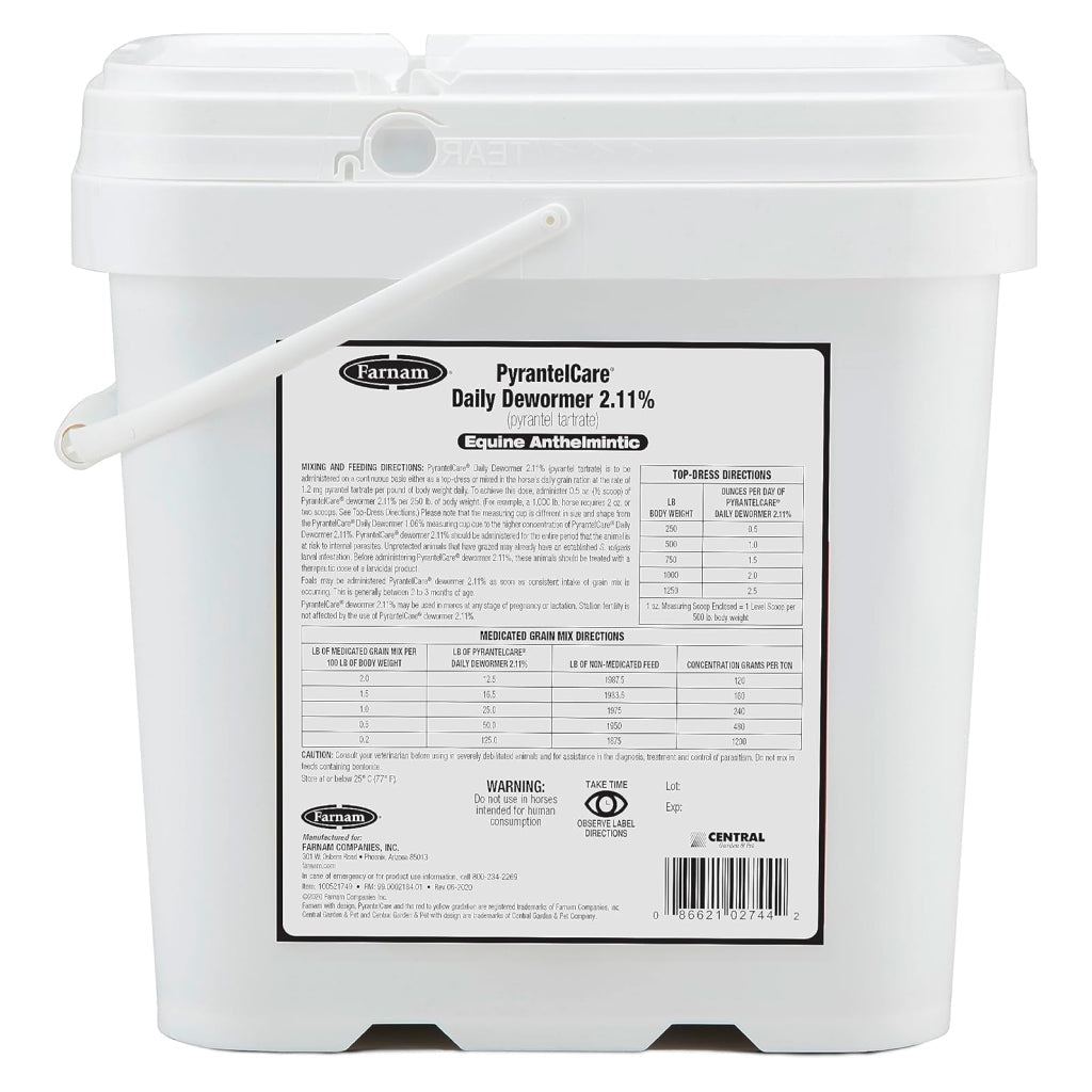 Farnam PyrantelCare Daily Dewormer Pellets for Horses (10 lb)