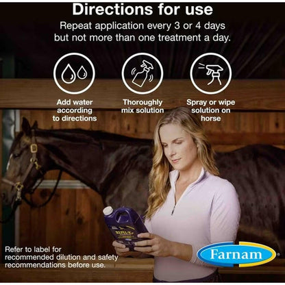 Farnam Repel-X Pe Emulsifiable Fly Repellent Horse Spray (Gallon)