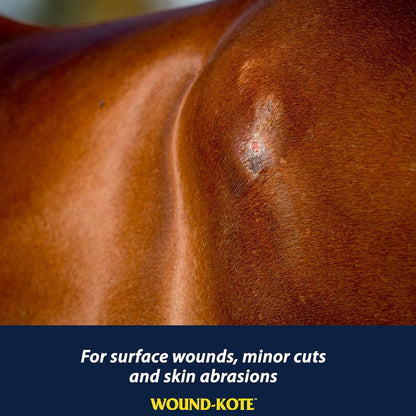 Farnam Wound Kote Blue Lotion Spray Wound Dressing For Horses & Dogs (7 oz)